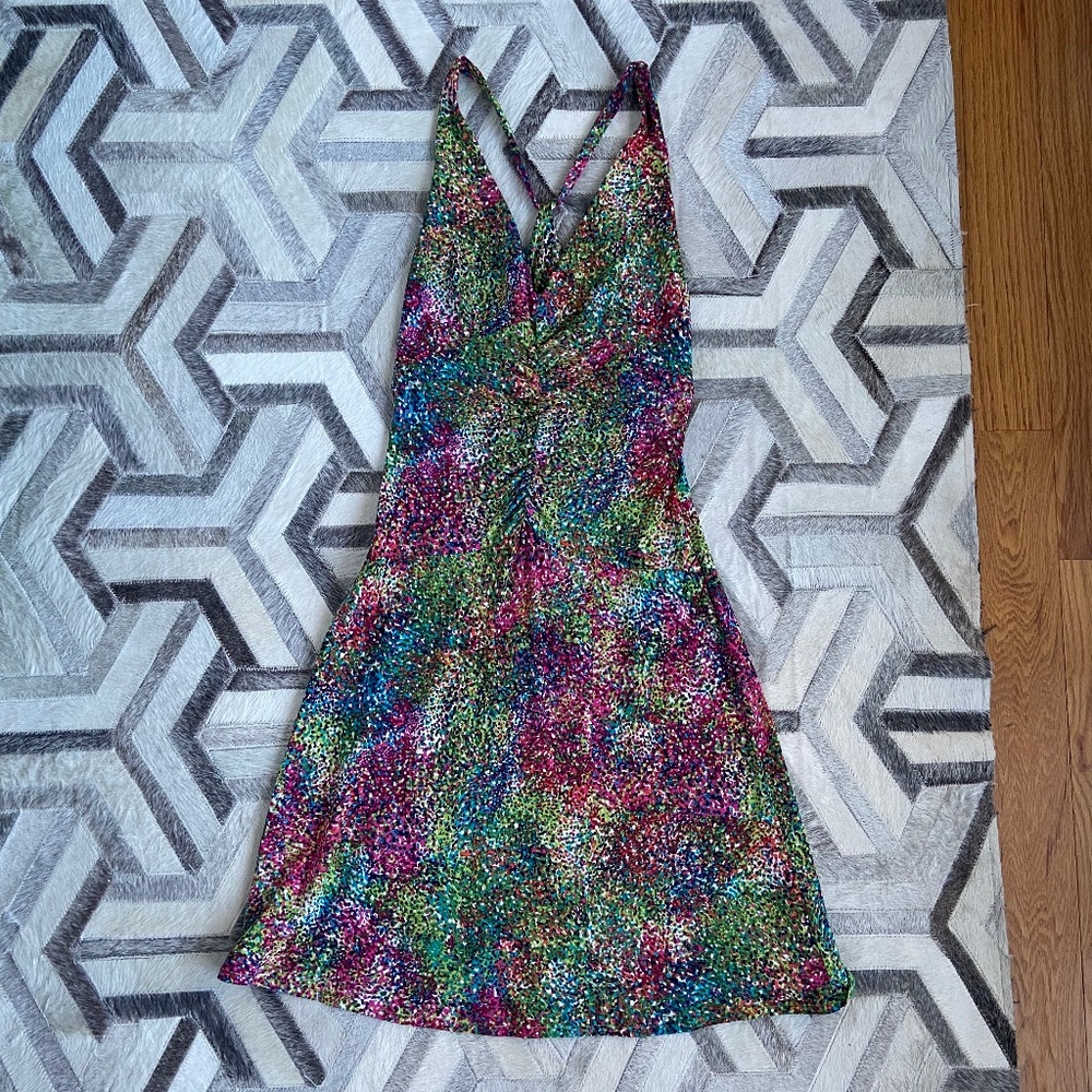 BCBGMaxAzria Bodycon Dress, Multicolor, Size Small